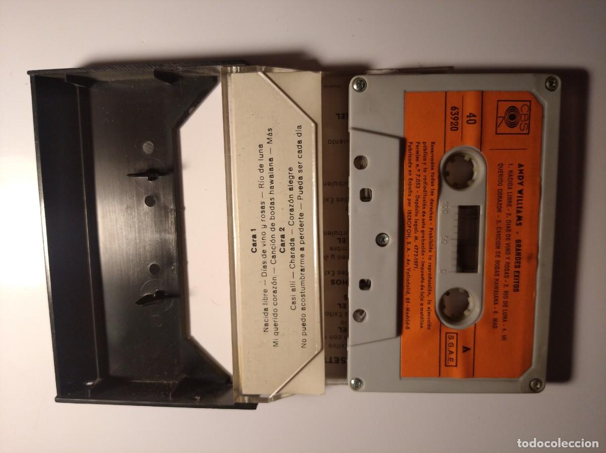 Casetes antiguos: Andy Williams (grandes &eacute;xitos) - Foto 2