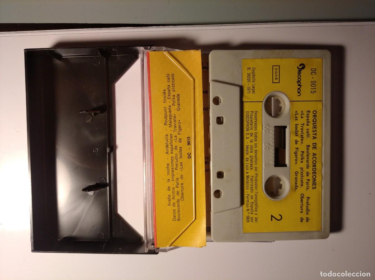 Casetes antiguos: Gran orquesta de acordeones - Foto 2