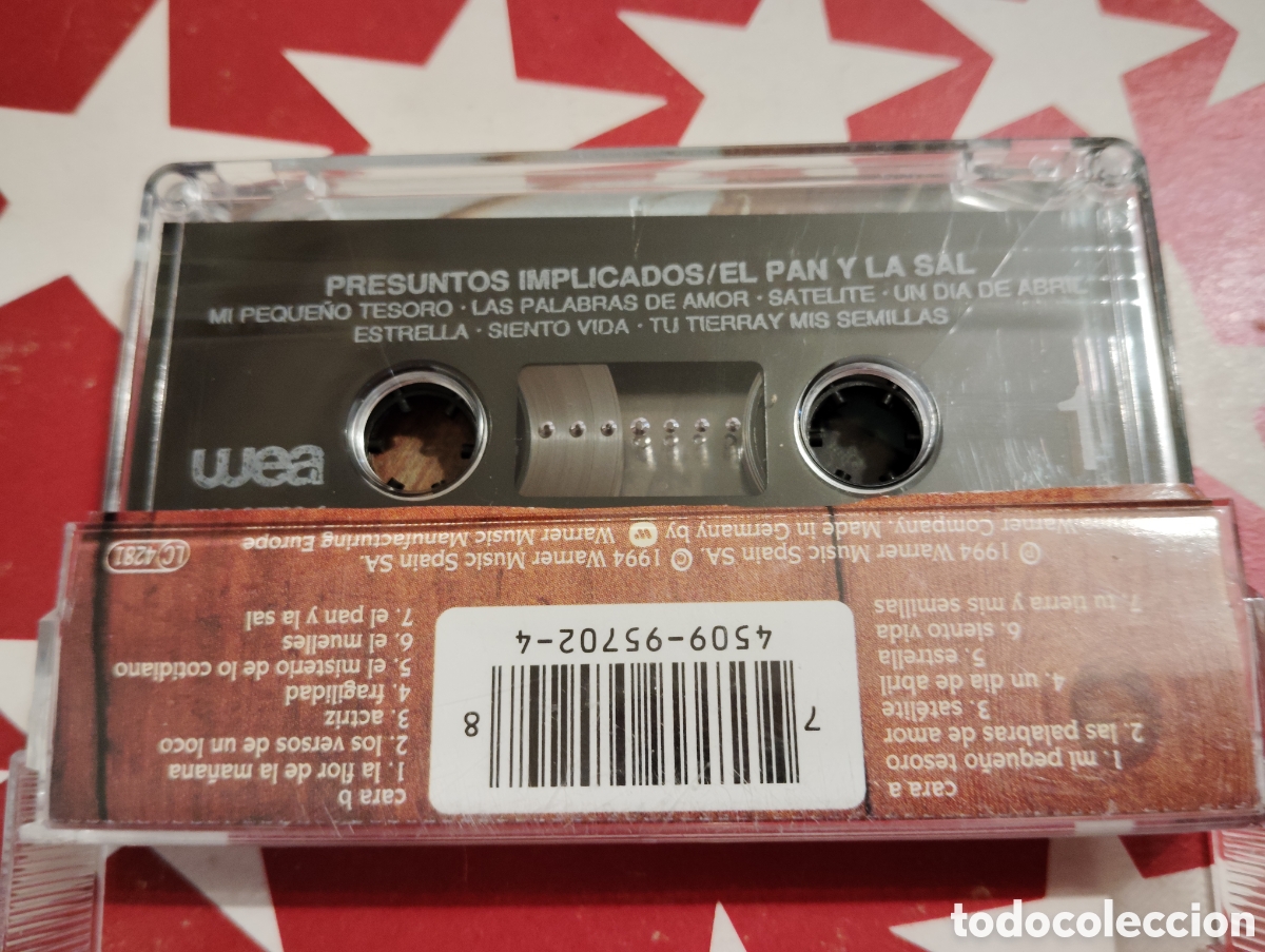 Casetes antiguos: PRESUNTOS IMPLICADOS - EL PAN Y LA SAL , 1994 - Foto 2