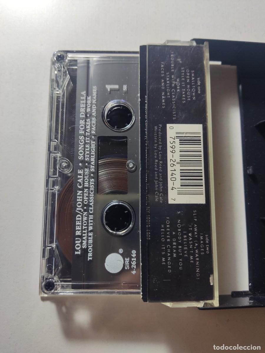 Casetes antiguos: LOU REED / JOHN CALE - SONGS FOR DRELLA - Foto 2