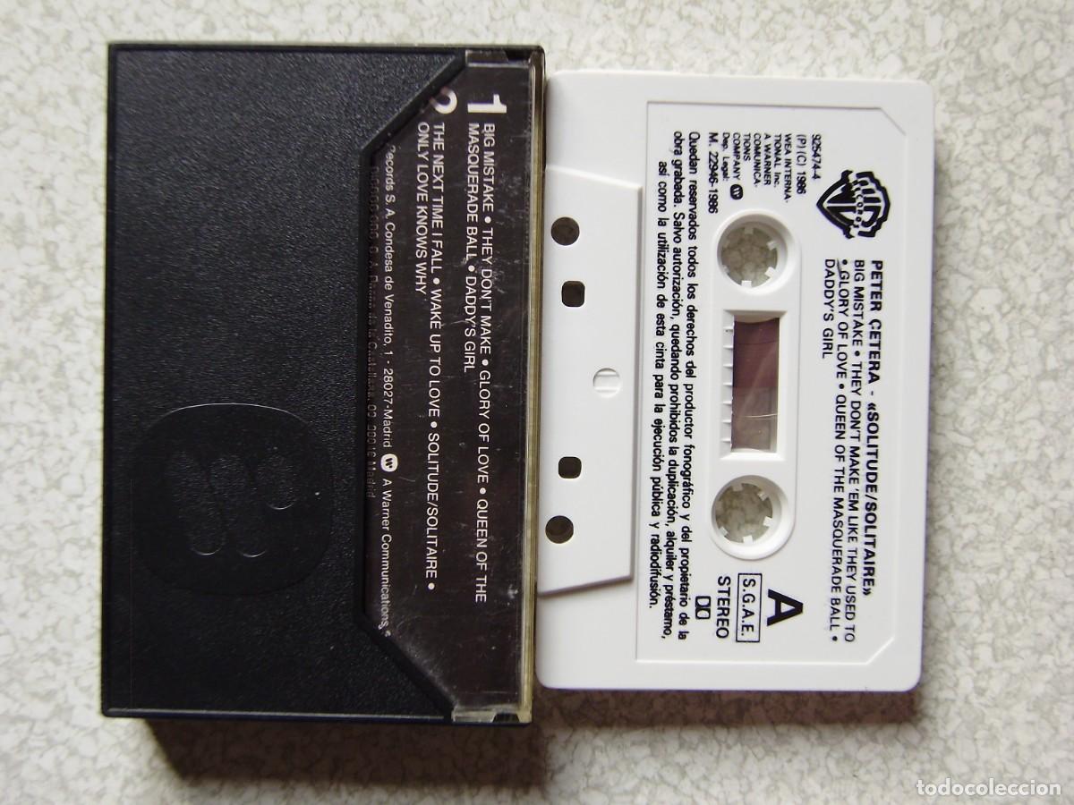 Casetes antiguos: PETER CETERA.SOLITUDE/SOLITAIRE - Foto 1