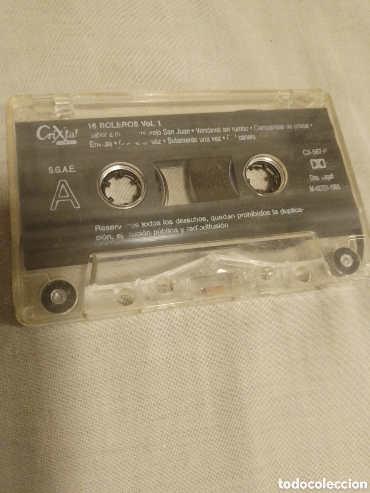 Casetes antiguos: 16 BOLEROS VOLUMEN I 1995 - Foto 1