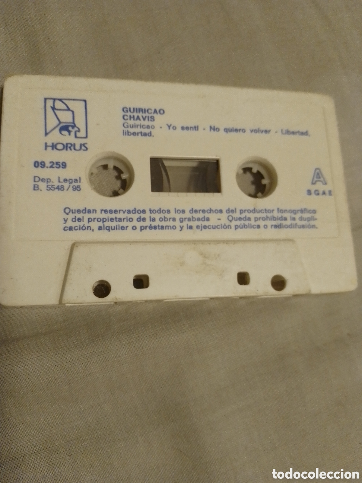 Casetes antiguos: RUMBAS LOS CHAVIS GURICAO 1995 - Foto 1