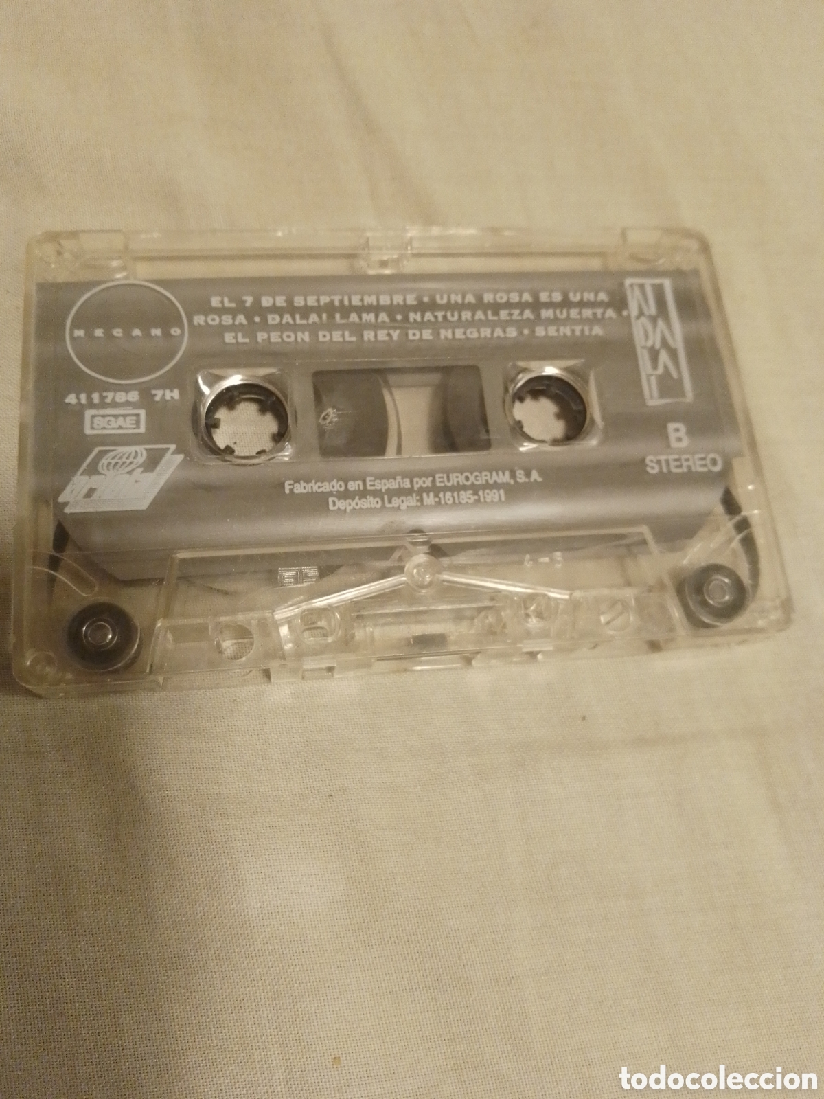 Casetes antiguos: CASSETTE DE MECANO 1991 - Foto 1
