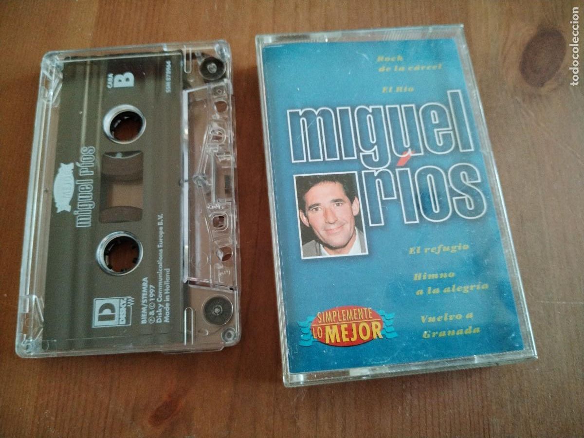 Casetes antiguos: Miguel R&iacute;os - simplemente lo mejor - Foto 1