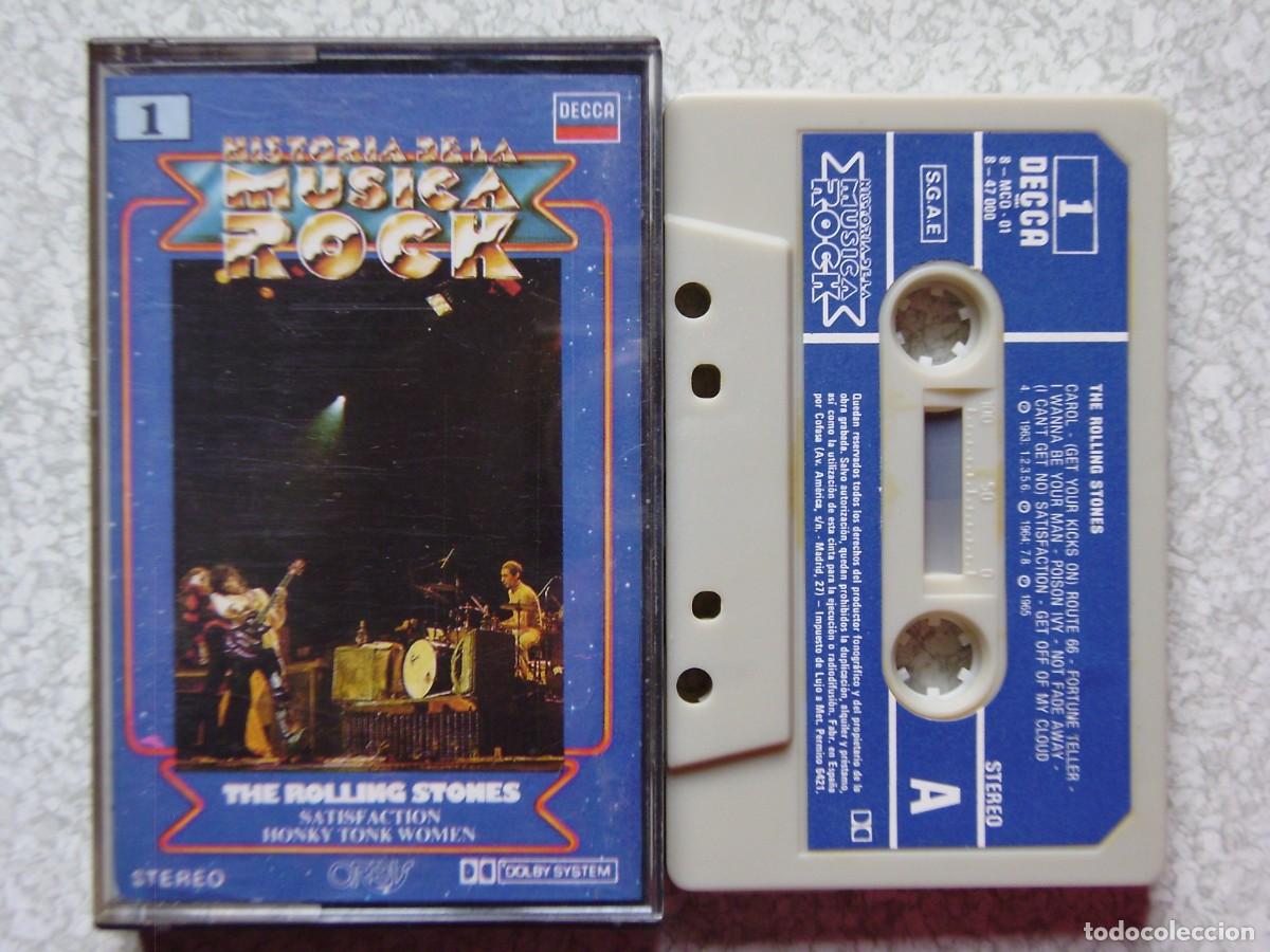 Casetes antiguos: ROLLING STONES.HISTORIA DE LA MUSICA ROCK 1