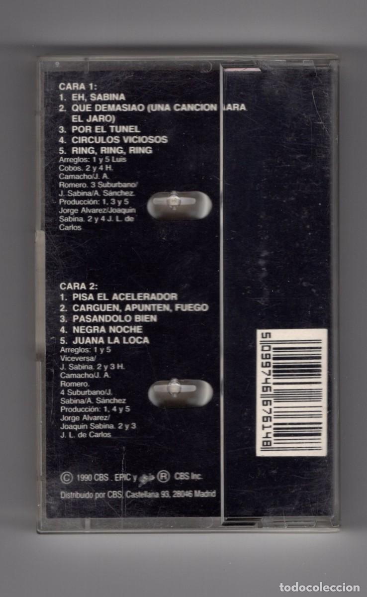 Casetes antiguos: Mucho Sabina. Volumen 2. CBS. - Foto 2