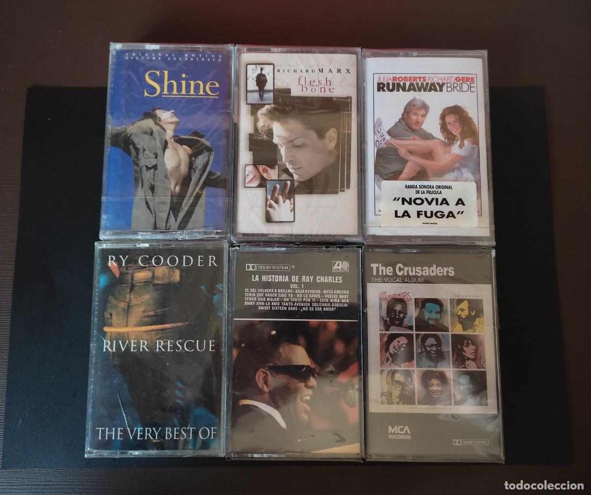 Casetes antiguos: LOTE PACK CINTAS CASSETTE PRECINTADOS - Foto 1