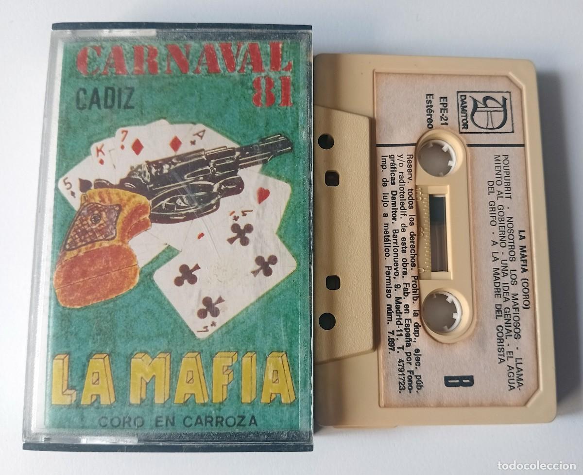 Casetes antiguos: CASSETTE CARNAVAL DE CADIZ 1981 CORO LA MAFIA - Foto 1