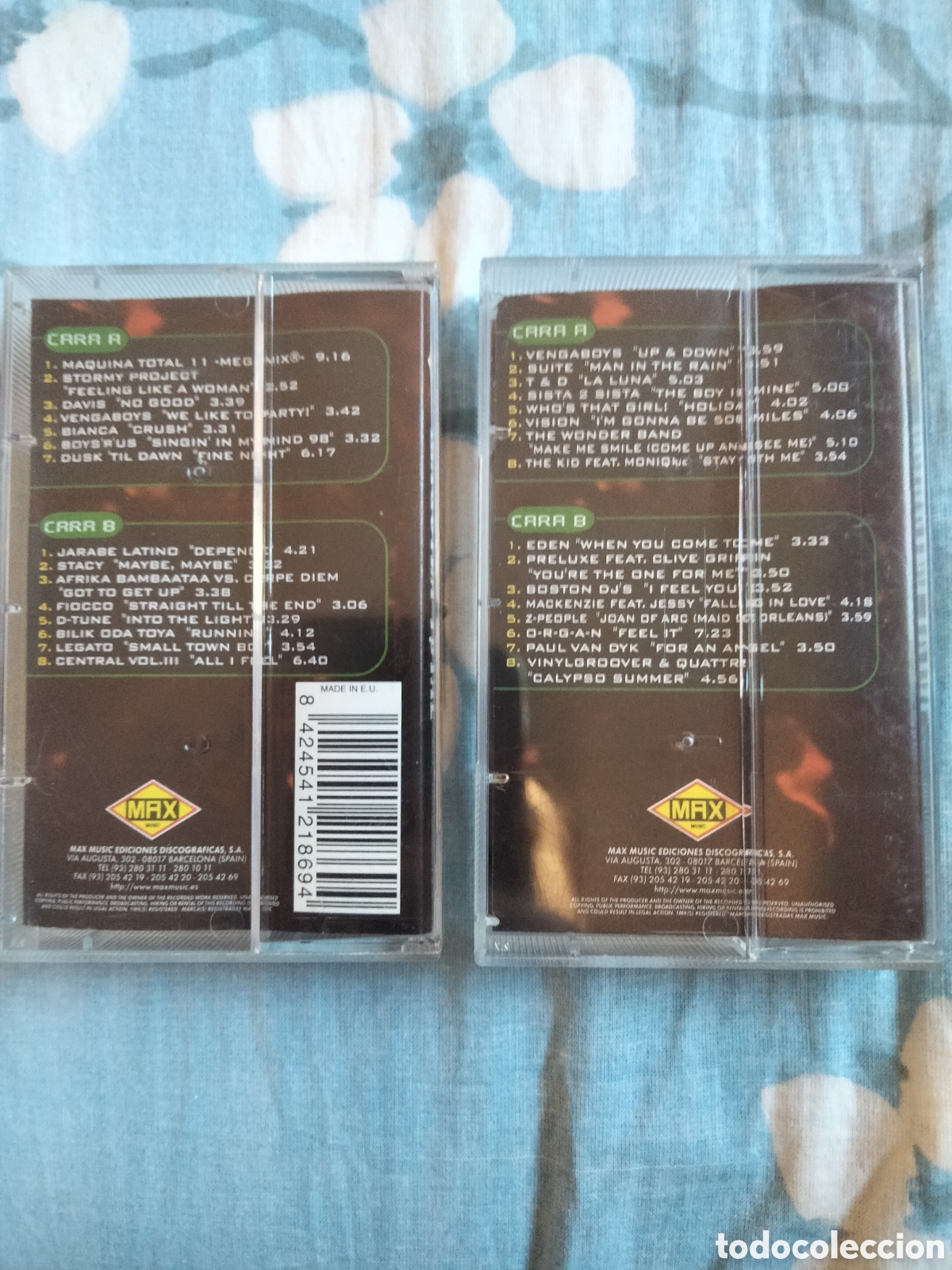 Casetes antiguos: Maquina Total 11 (doble cassette) - Foto 2