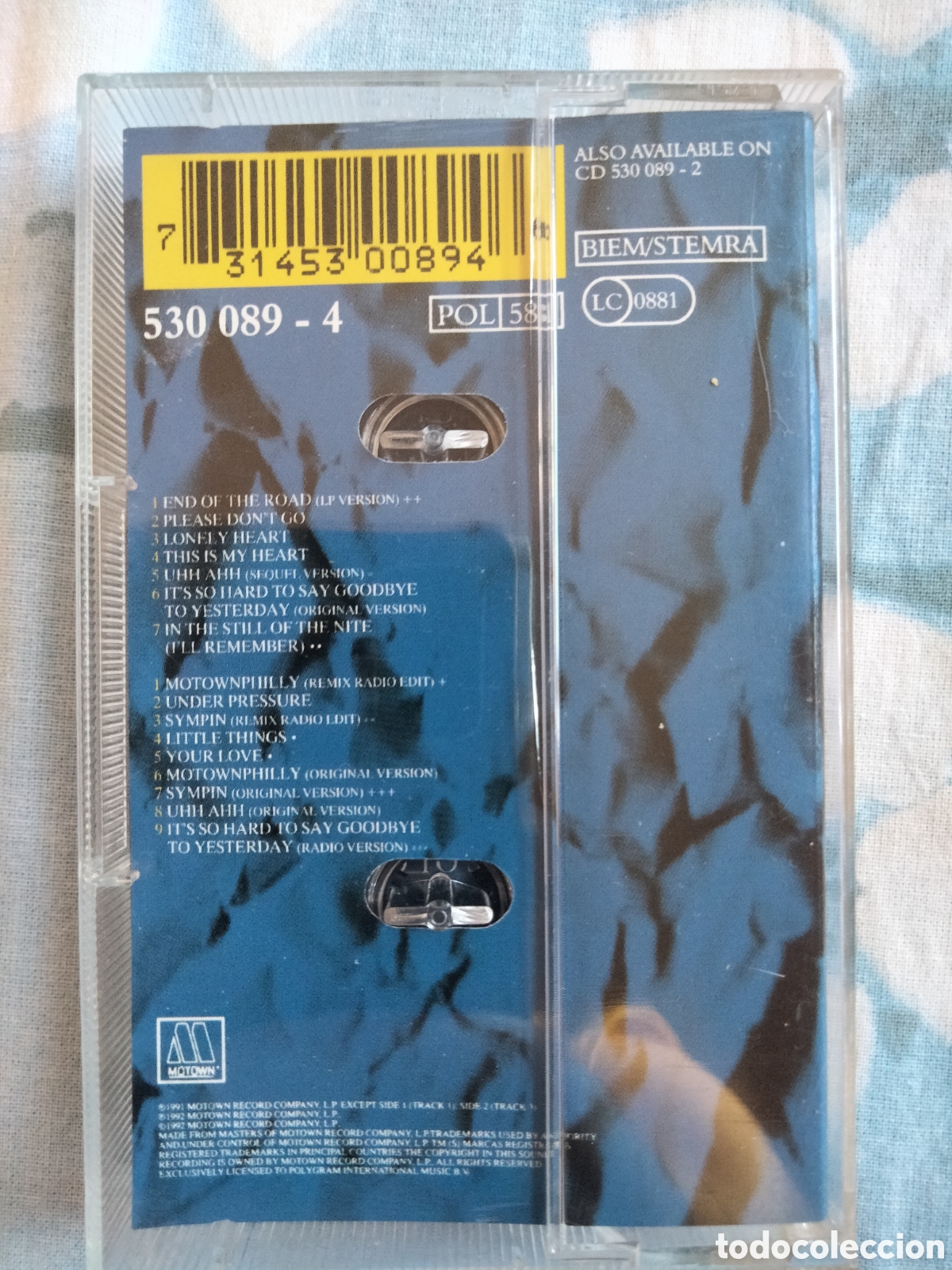Casetes antiguos: &rdquo;Cooleyhighharmony&rdquo;, de Boyz II Men (cassette - Foto 2