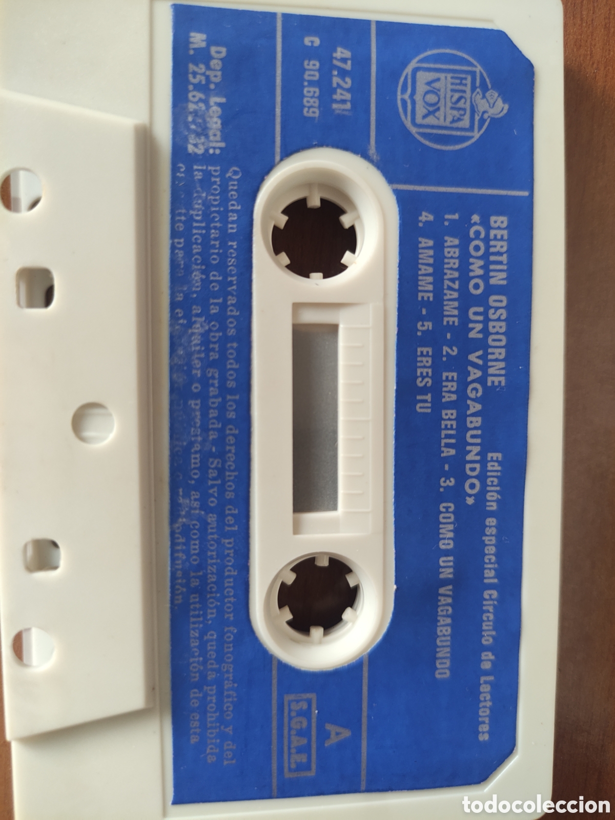 Casetes antiguos: Cassette de Bert&iacute;n Osborne - Foto 3