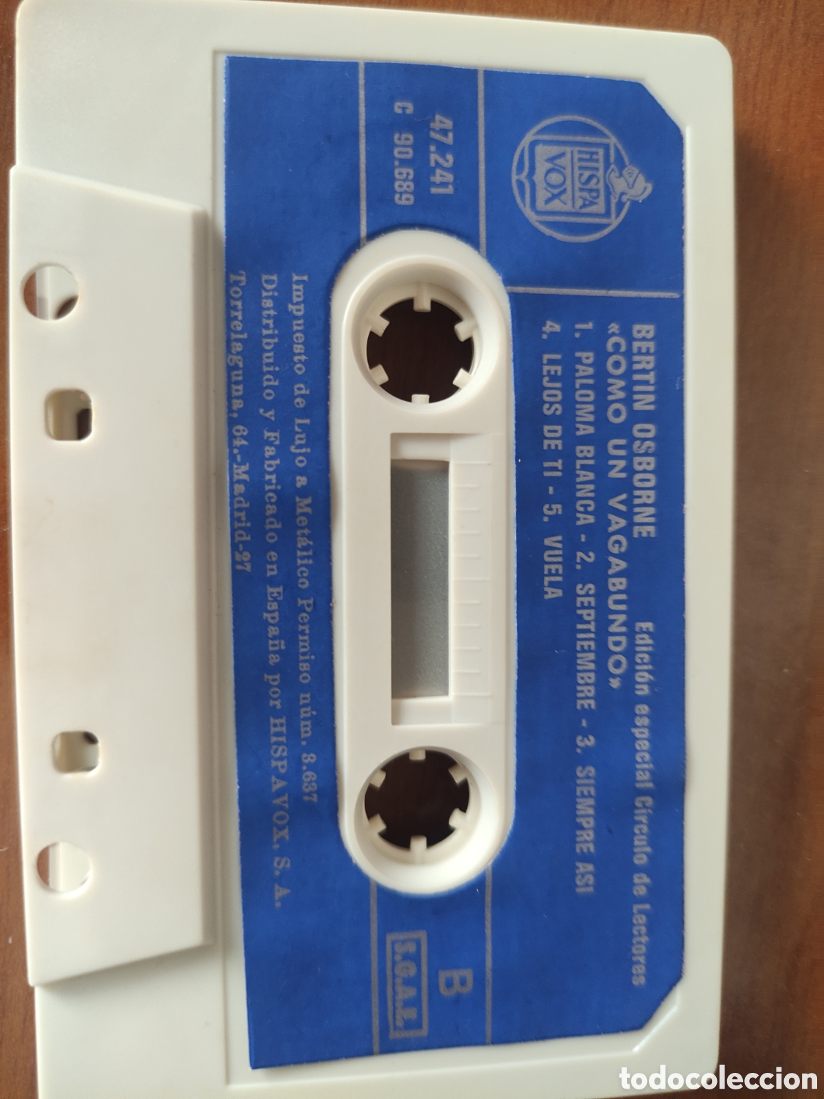 Casetes antiguos: Cassette de Bert&iacute;n Osborne - Foto 4