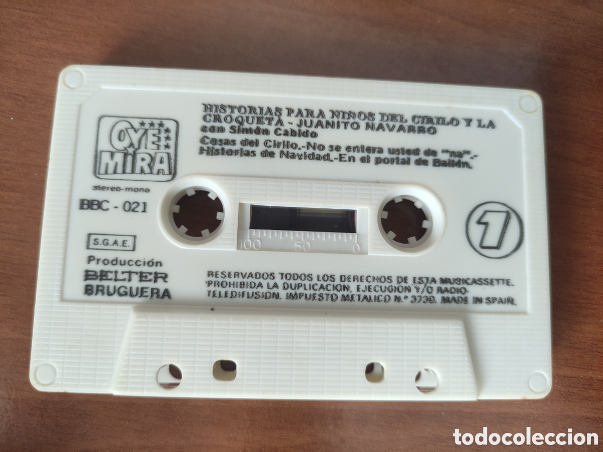 Casetes antiguos: Cassette EL Se&ntilde;or Cirilo y Do&ntilde;a Croqueta - Foto 3