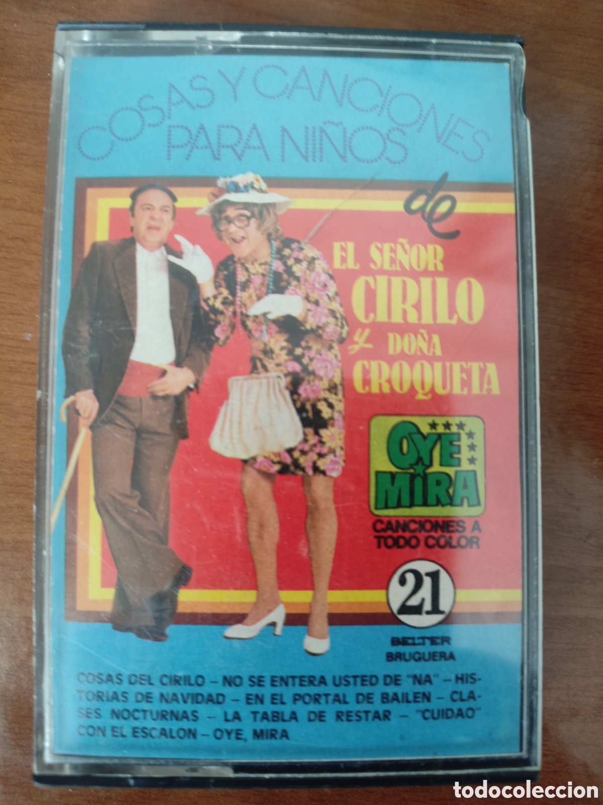 Casetes antiguos: Cassette EL Se&ntilde;or Cirilo y Do&ntilde;a Croqueta - Foto 1