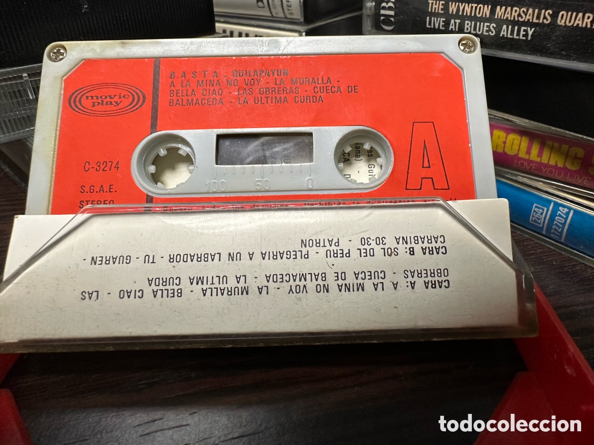 Casetes antiguos: Quilapay&uacute;n - Basta (Cassette) - Foto 3