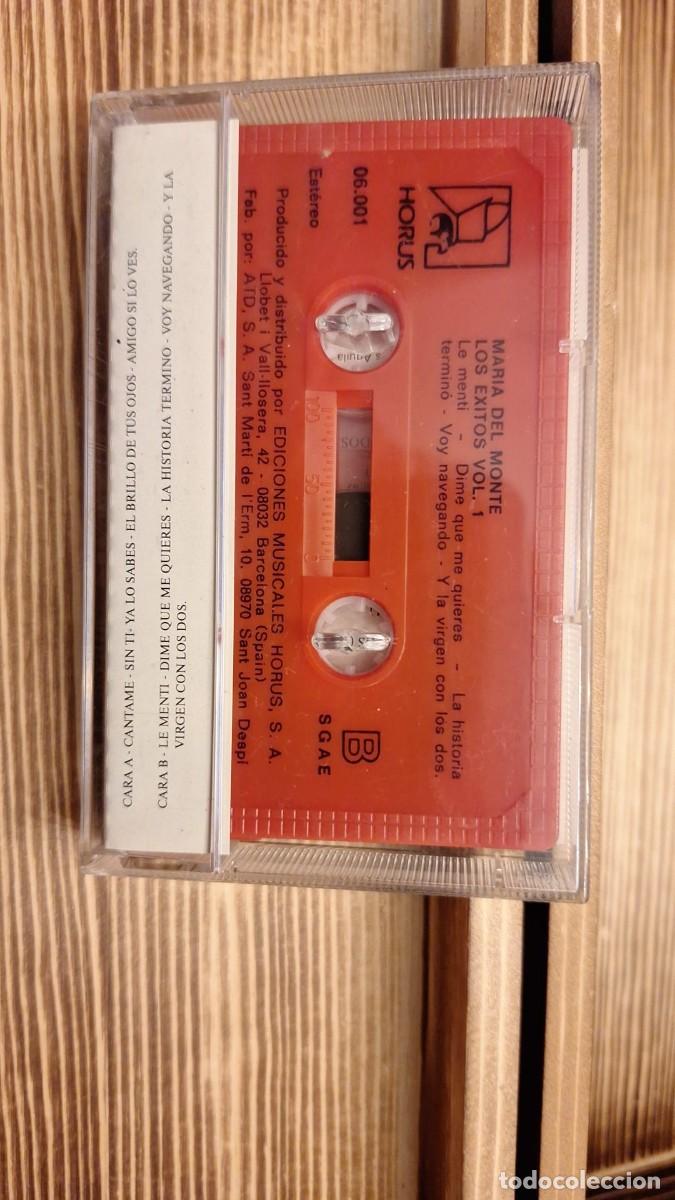 Casetes antiguos: Casette Casete Mar&iacute;a del Monte Los &Eacute;xitos - Foto 2
