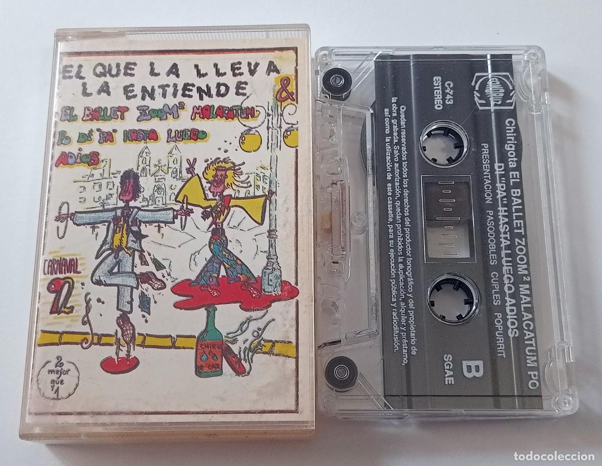 Casetes antiguos: CASSETTE CARNAVAL DE CADIZ 1992 CHIRIGOTAS LOS BORRACHOS+ BALLET ZUM ZUM