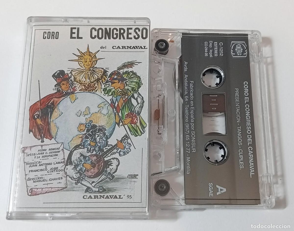 Casetes antiguos: CASSETTE CARNAVAL DE CADIZ 1995 - CORO EL CONGRESO