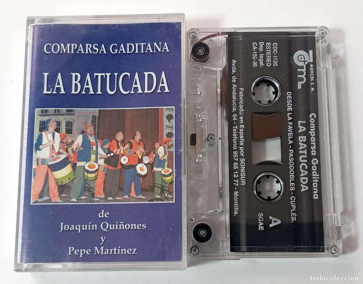 Casetes antiguos: CASSETTE CARNAVAL DE CADIZ 2000 COMPARSA LA BATUCADA (JOAQUIN QUI&Ntilde;ONES) - Foto 1