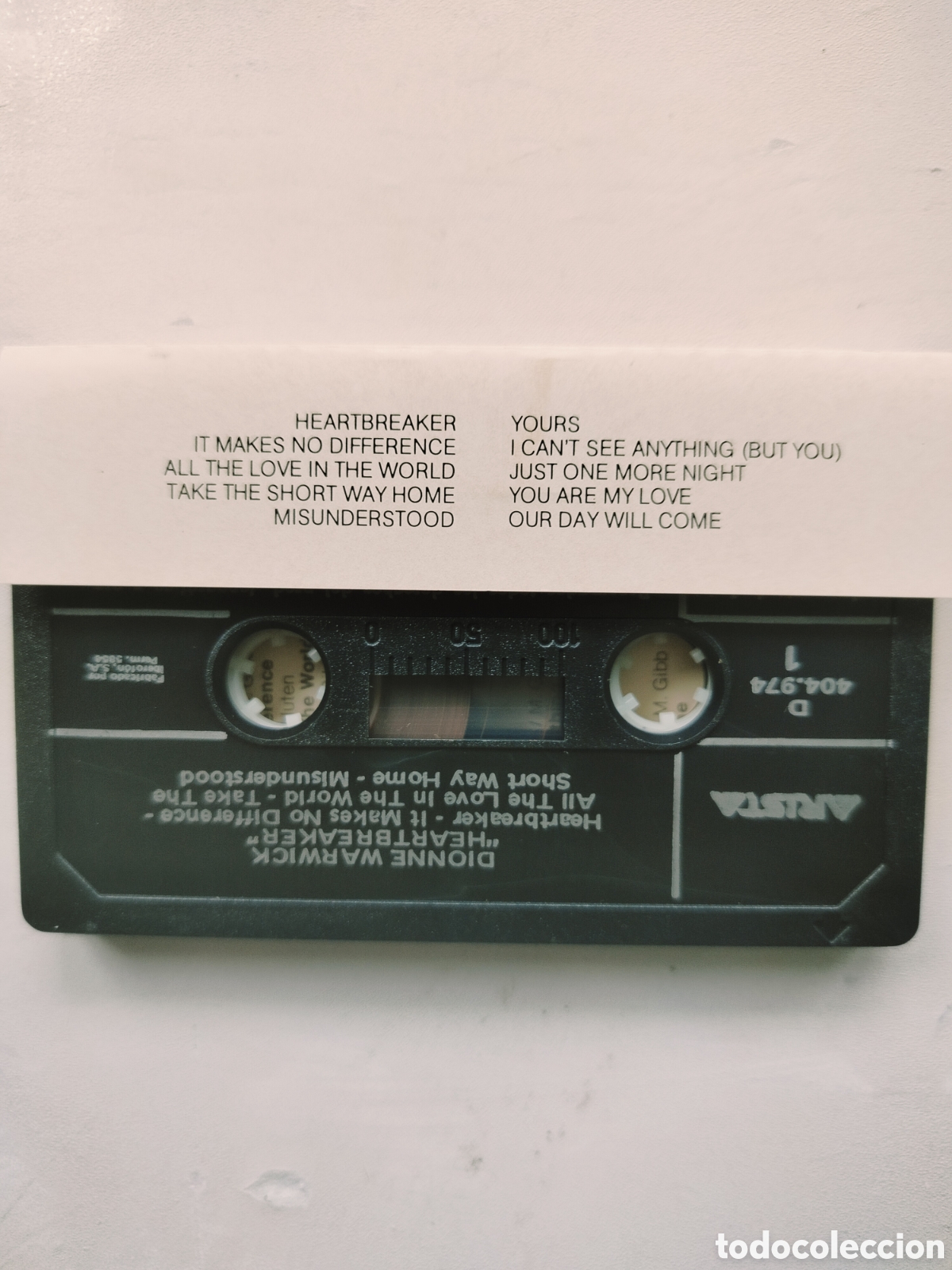 Casetes antiguos: Cassette Dionne Warwick - Foto 2