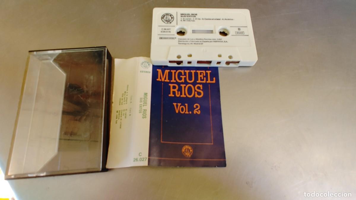 Casetes antiguos: MIGUEL RIOS-CASETE SUS EXITOS VOL.2 - Foto 1