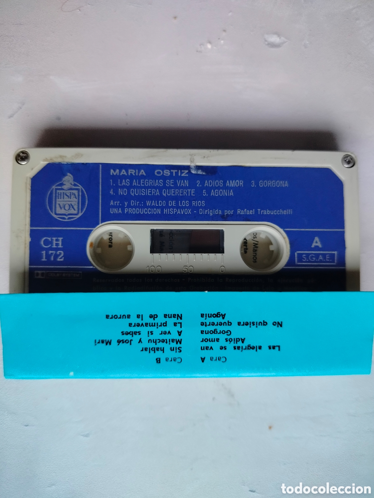 Casetes antiguos: Cassette Mar&iacute;a Ostiz - Foto 2