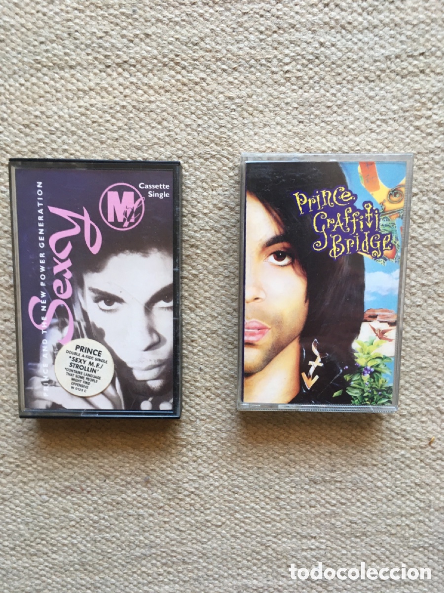 Casetes antiguos: Lote de dos cassettes de Prince - Foto 1