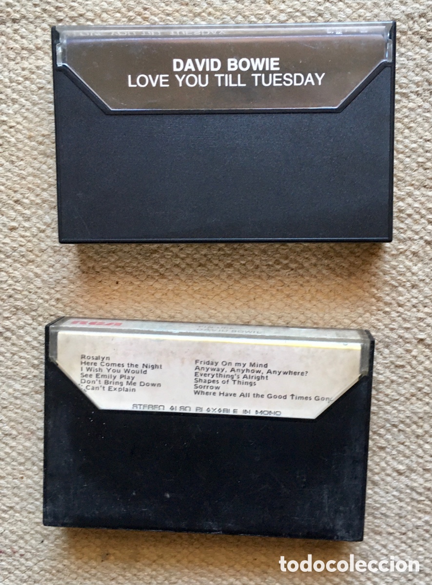 Casetes antiguos: Lote de dos cassettes de David Bowie - Foto 2