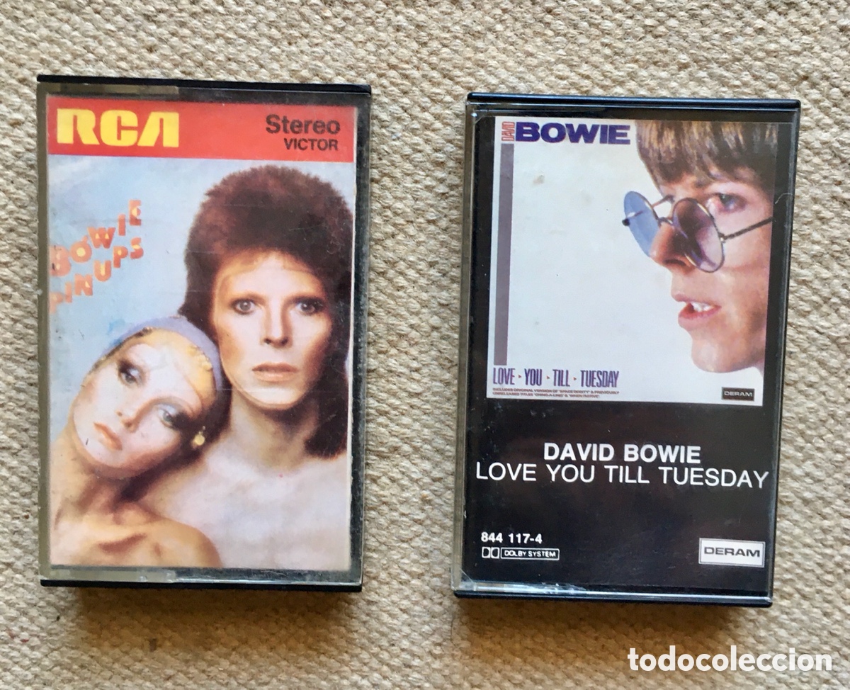 Casetes antiguos: Lote de dos cassettes de David Bowie - Foto 1