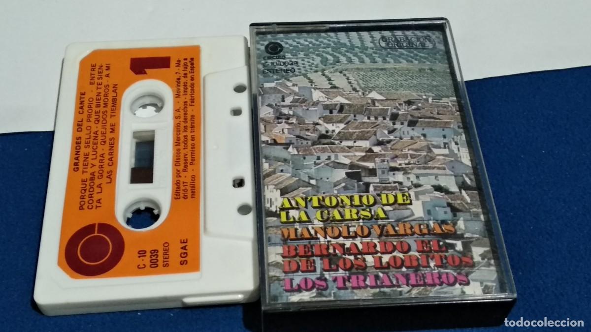 Casetes antiguos: GRANDES DEL CANTE - 1978 CIRCULO FLAMENCO - CASETE CINTA CASSETTE 10 CANCIONES