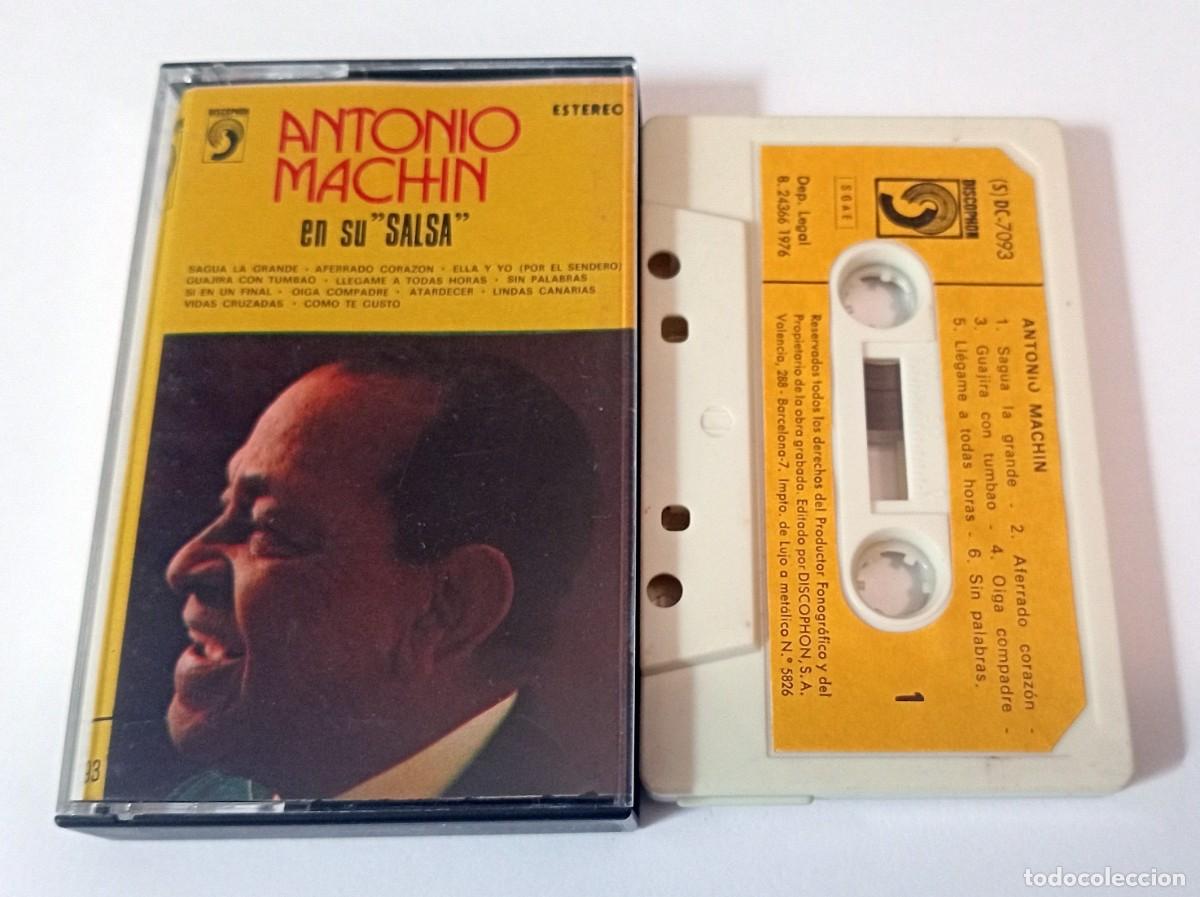 Casetes antiguos: CASSETTE ANTONIO MACHIN - EN SU SALSA - Foto 1