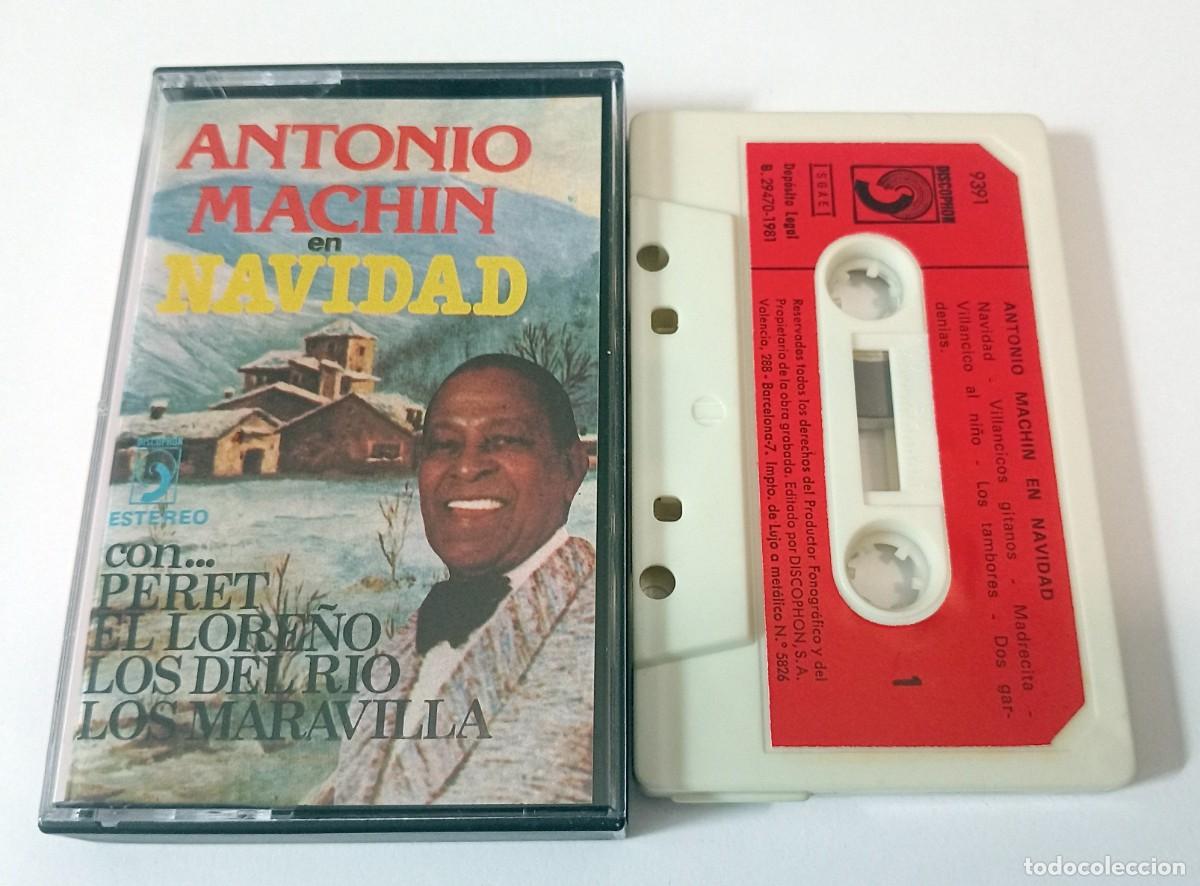 Casetes antiguos: CASSETTE ANTONIO MACHIN - EN NAVIDAD - Foto 1