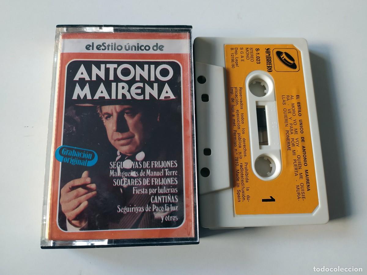 Casetes antiguos: CASSETTE ANTONIO MAIRENA - SEGUIRIYAS DE FRIJONES - Foto 1