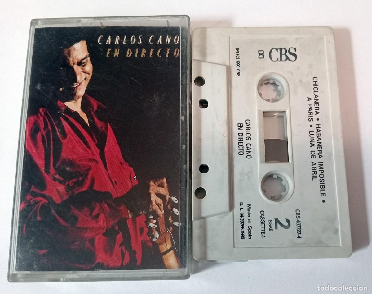 Casetes antiguos: CASSETTE CARLOS CANO - EN DIRECTO (VOL. 1) - Foto 1
