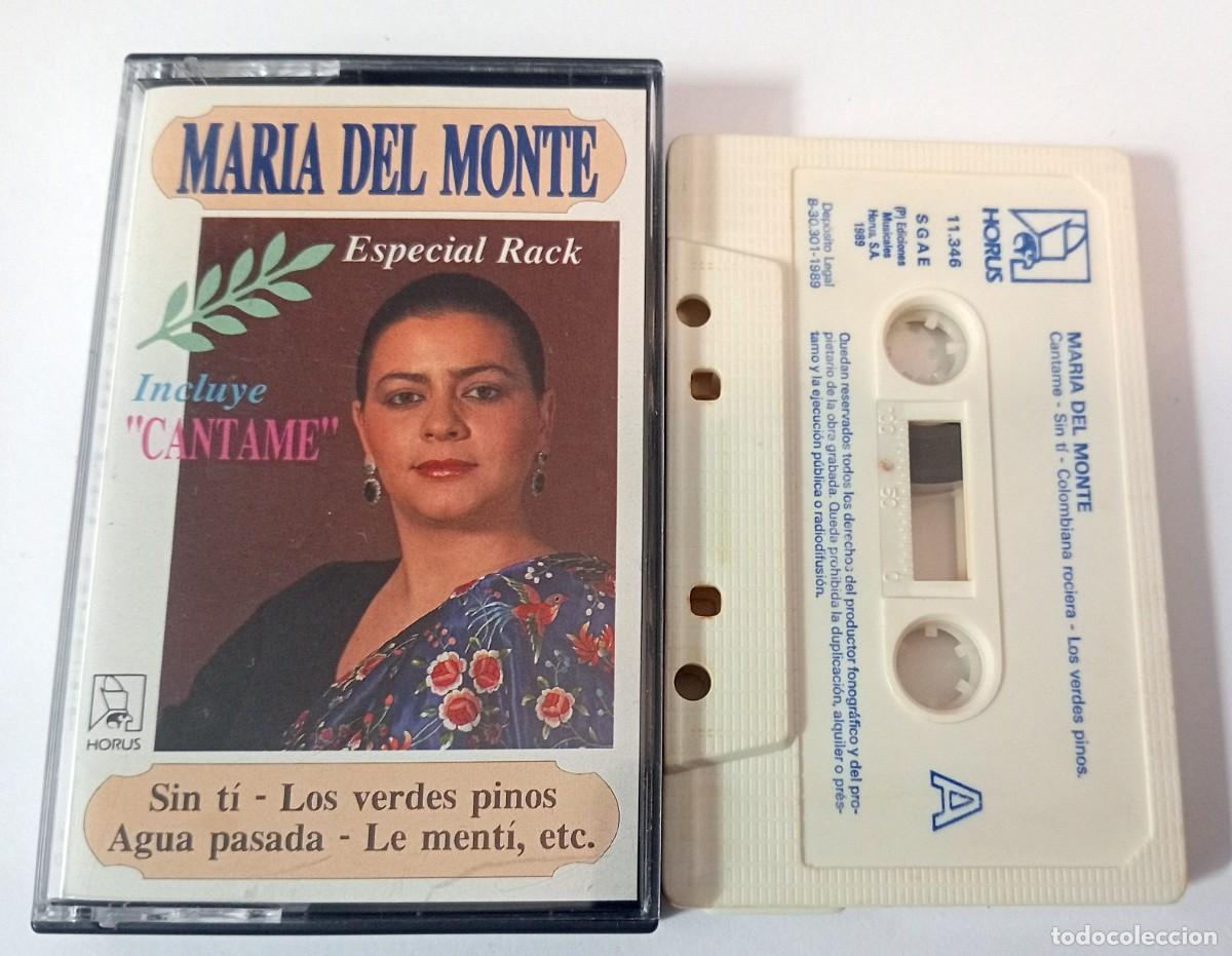 Casetes antiguos: CASSETTE MAR&Iacute;A DEL MONTE - C&Aacute;NTAME - Foto 1
