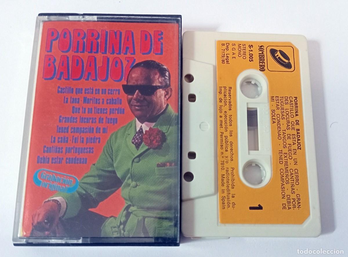 Casetes antiguos: CASSETTE PORRINA BADAJOZ - CASTILLO QUE ESTA EN UN CERRO