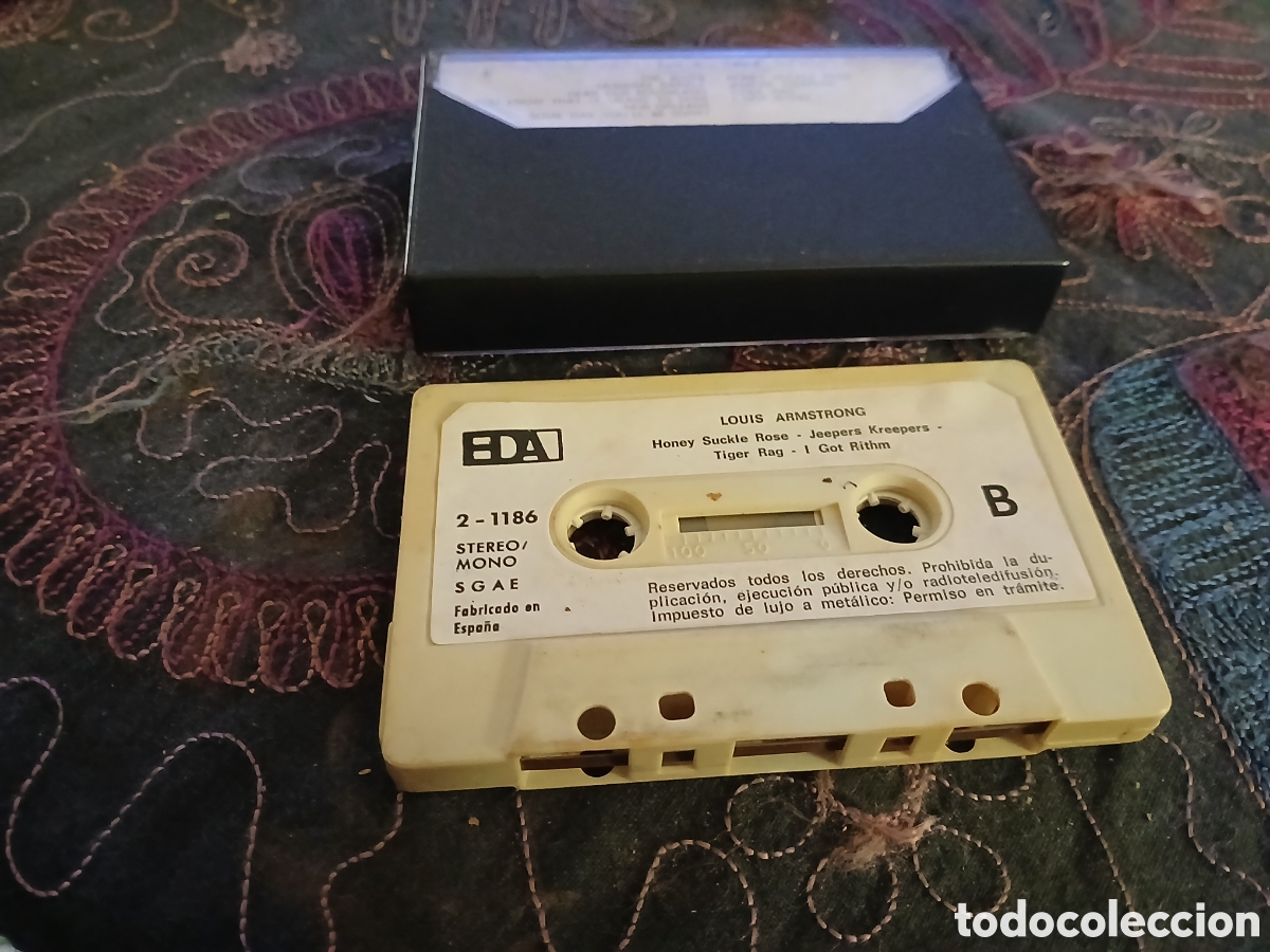 Casetes antiguos: LOUIS ARMSTRONG - EXITOS - CASETE - SPAIN - EDA - L - - Foto 2
