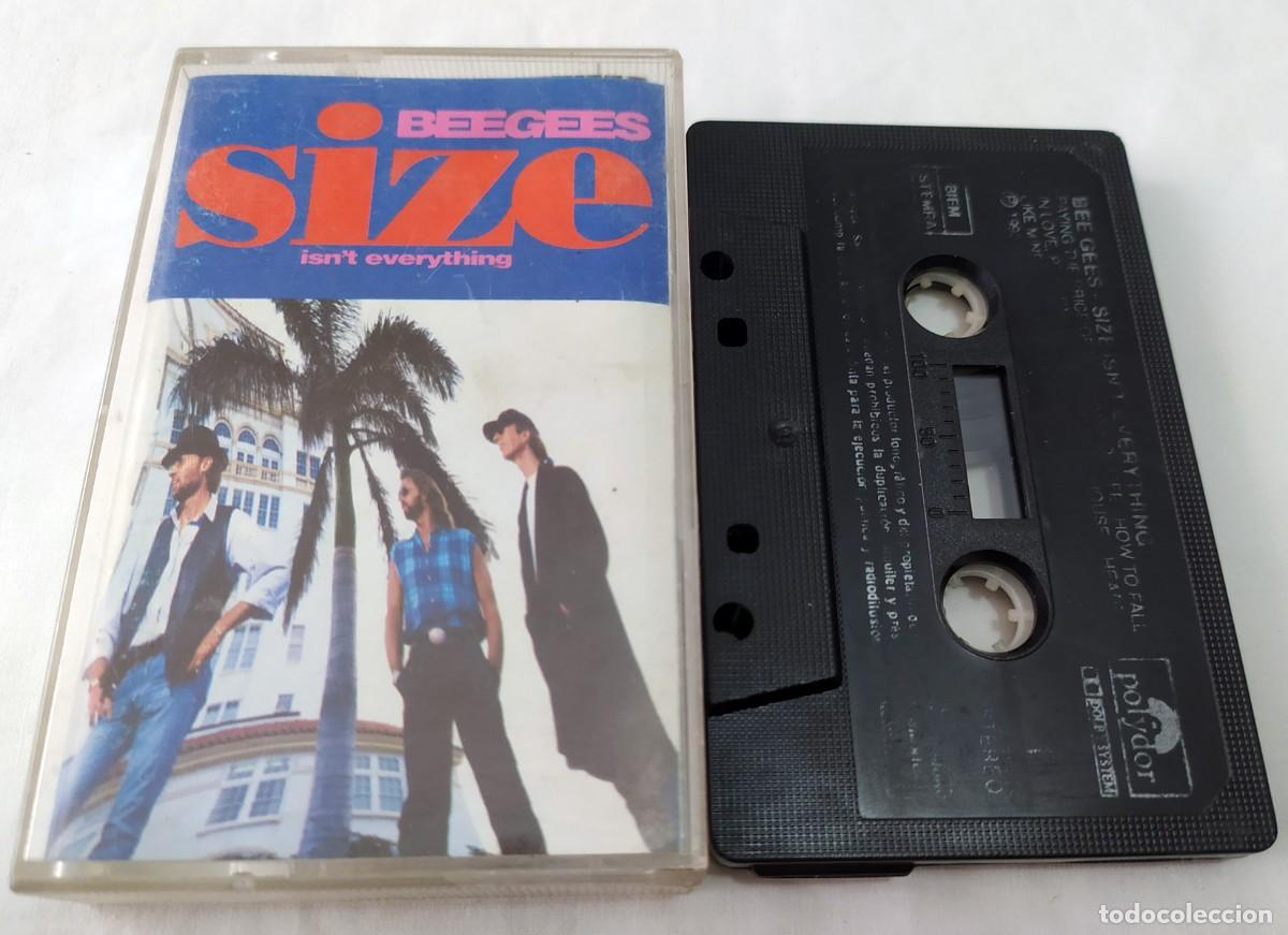 Casetes antiguos: CASSETTE BEE GEES - SIZE ISN&acute;T EVERYTHING - Foto 1