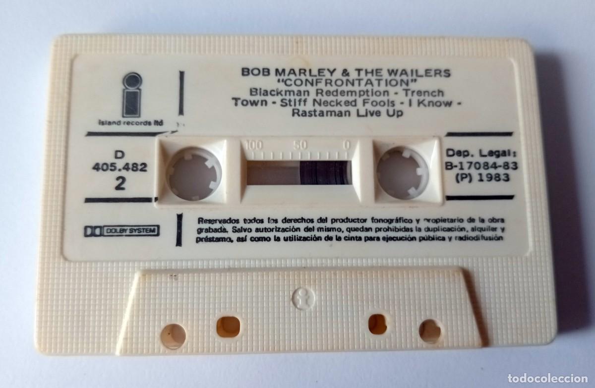 Casetes antiguos: CASSETTE BOB MARLEY - CONFRONTATION - Foto 2