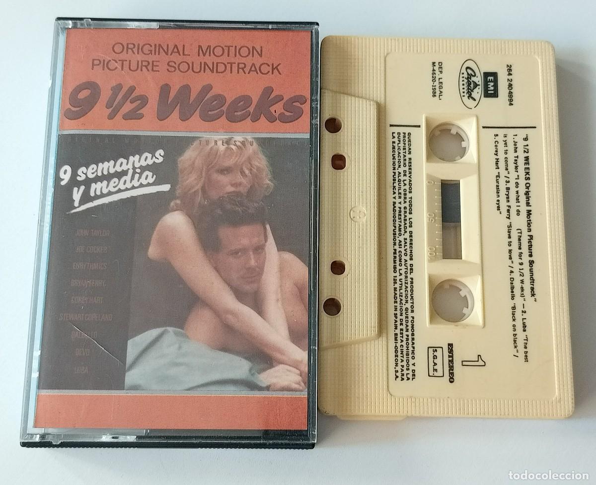 Casetes antiguos: CASSETTE B.S.O. 9 SEMANAS Y MEDIA - Foto 1