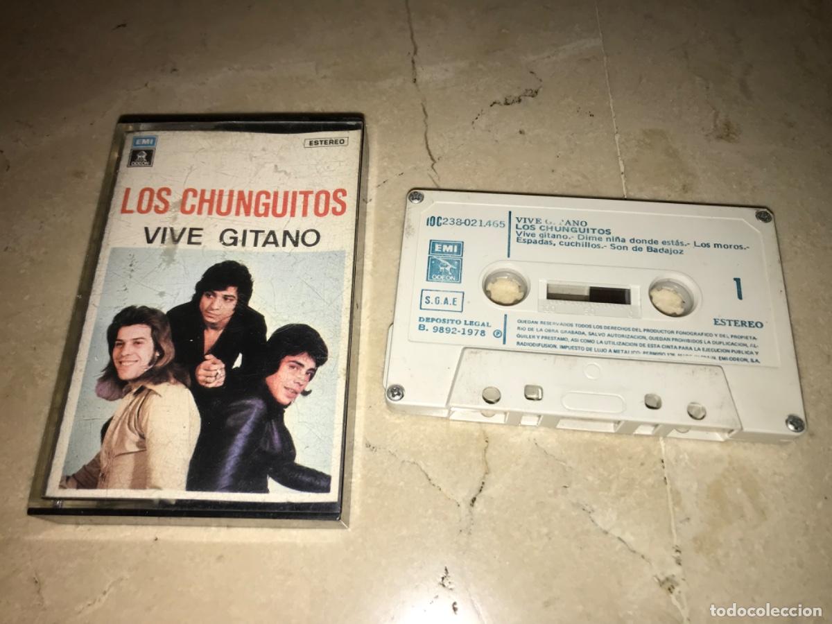 Casetes antiguos: LOS CHUNGUITOS-VIVE GITANO-RARA - Foto 1