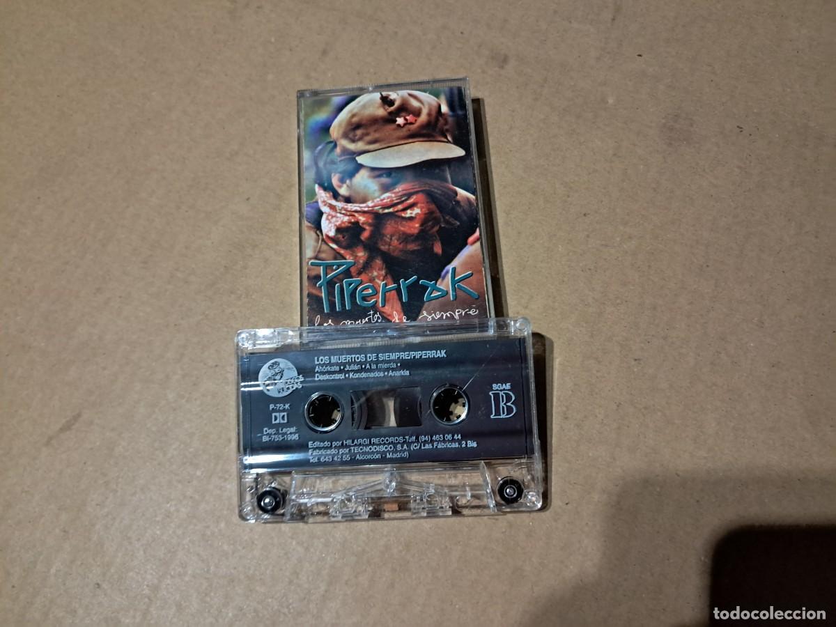 Cassetes antigas: PIPERRAK - LOS MUERTOS DE SIEMPRE CASETE 1996
