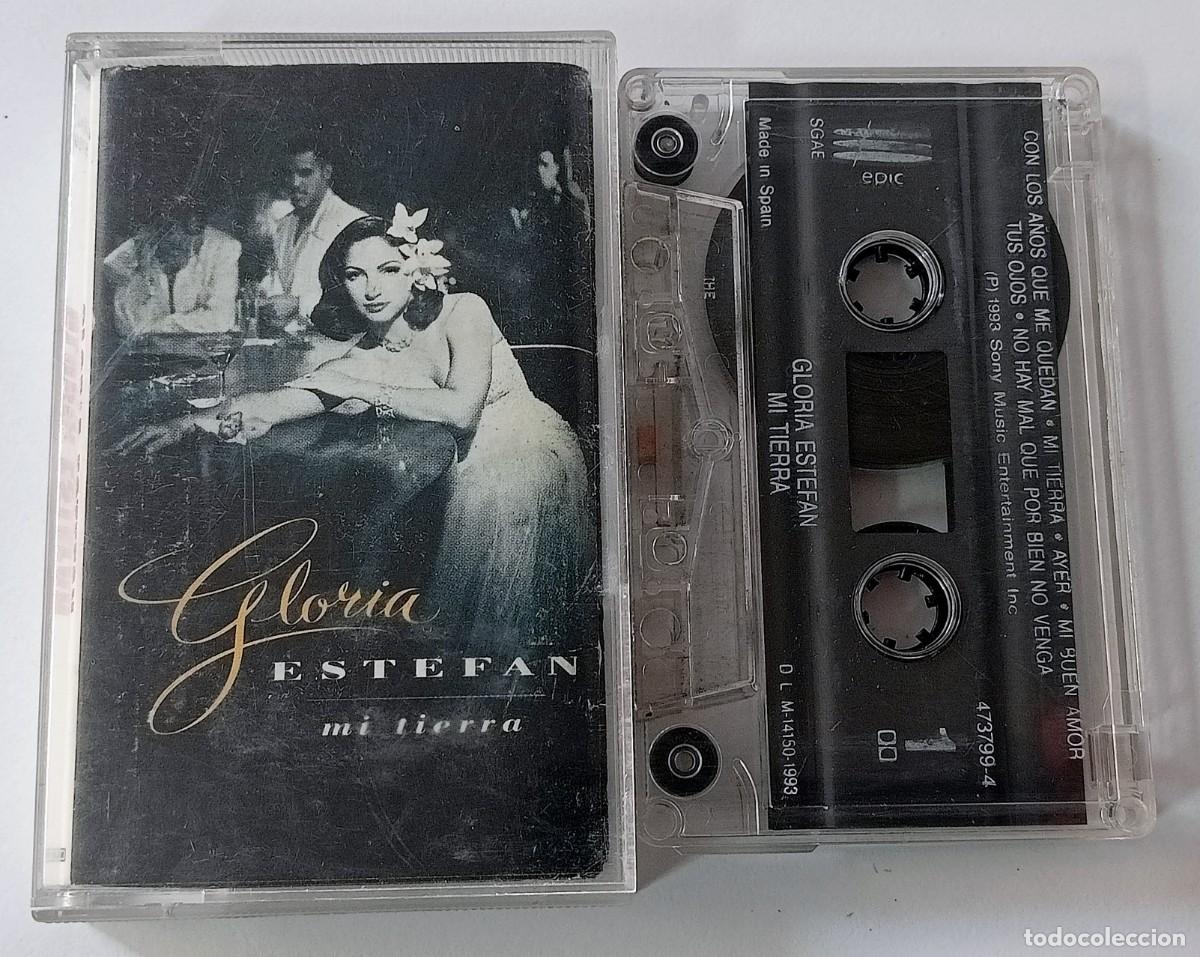 Casetes antiguos: CASSETTE GLORIA ESTEFAN - MI TIERRA - Foto 1