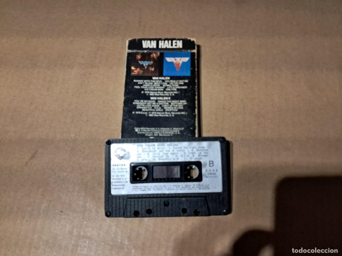 Casetes antiguos: VAN HALEN - DOS EN UNO CASETE 1982 - Foto 2
