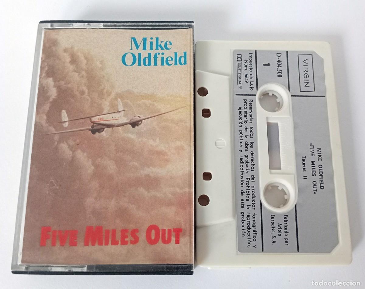 Casetes antiguos: CASSETTE MIKE OLDFIELD - FIVE MILES OUT - Foto 1