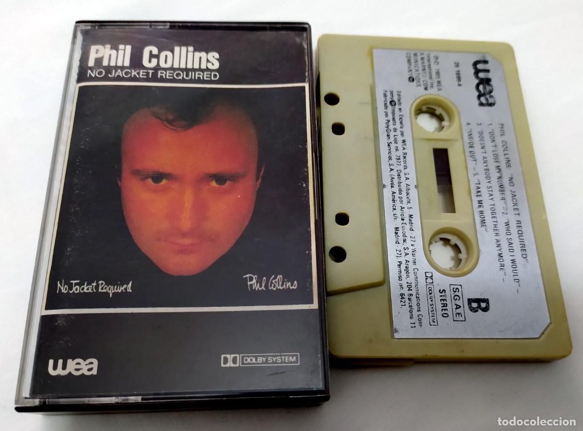 Casetes antiguos: CASSETTE PHIL COLLINS - NO JACKET REQUIRED - Foto 1