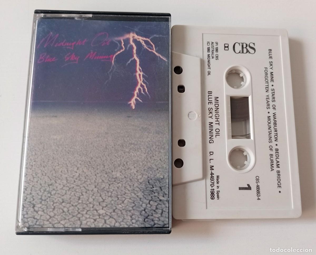 Casetes antiguos: CASSETTE MIDNIGHT OIL - BLUE SKY MINING - Foto 1