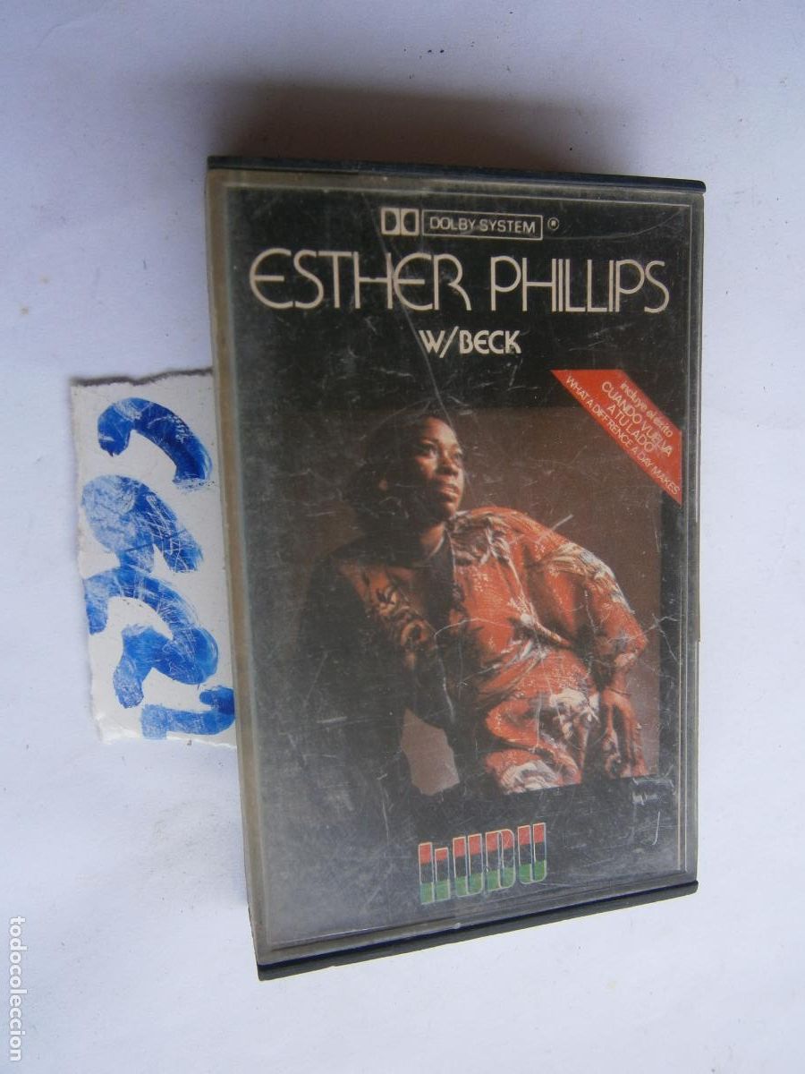 Casetes antiguos: ANTIGUA CINTA CASETE - ESTHER PHILLIPS - Foto 1