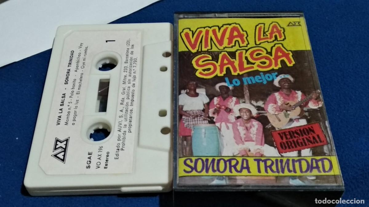 Cassettes Anciennes: SONORA TRINIDAD / VIVA LA SALSA LO MEJOR / 1981 AX - CASETE CINTA CASSETTE
